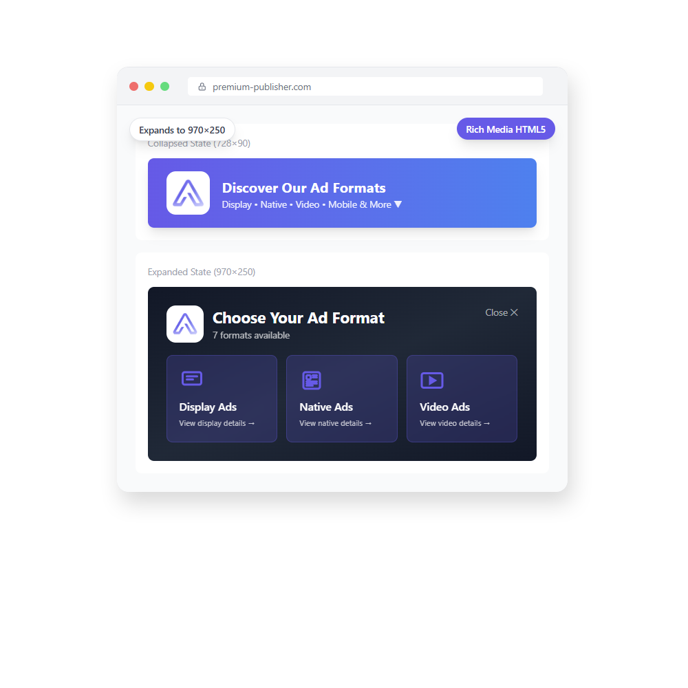 Rich Media HTML5 Preview