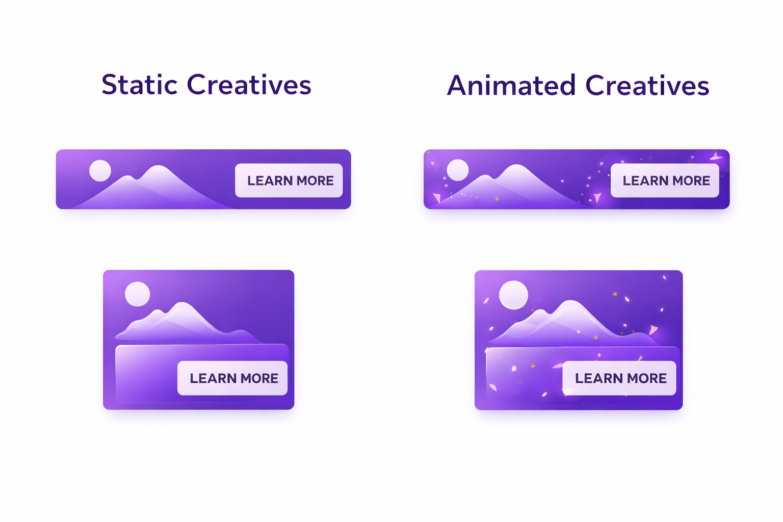 Static & Animated Creatives
