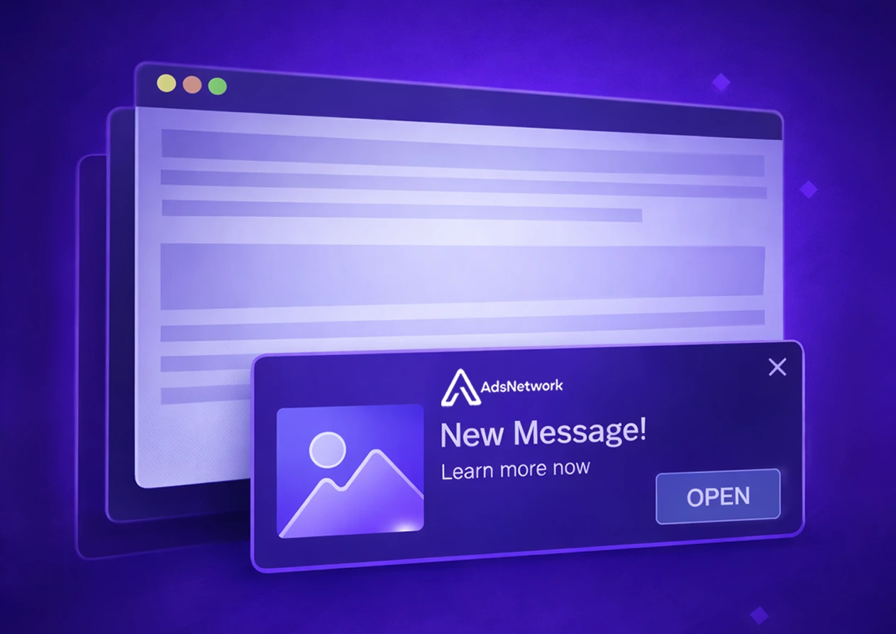 Display banner ad format preview showing standard IAB sizes