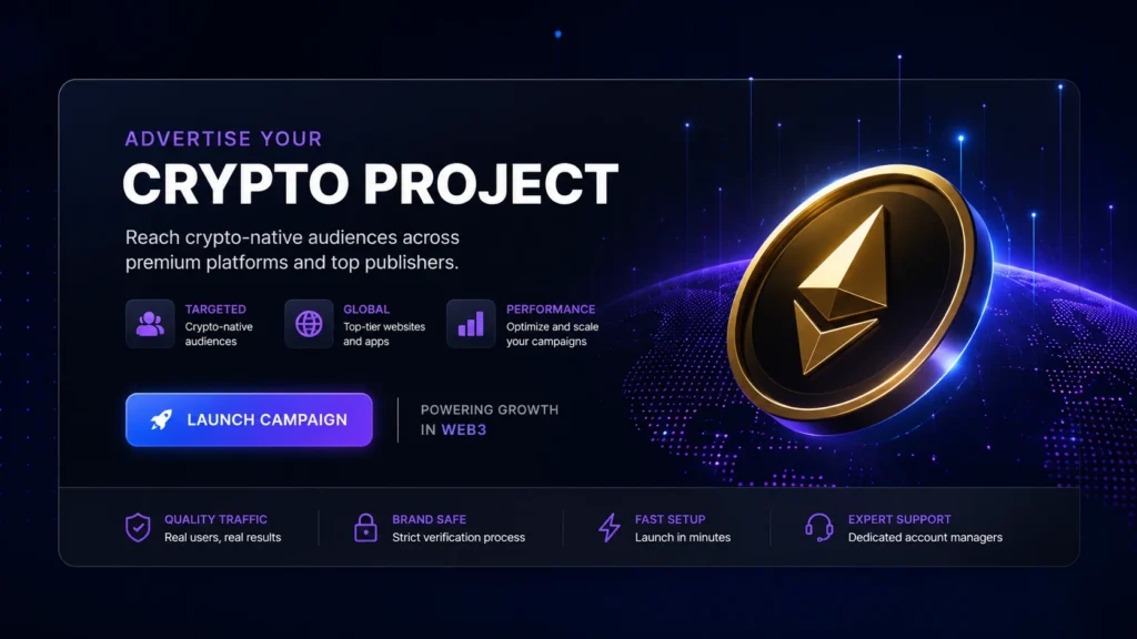 crypto banner ads best practices and examples