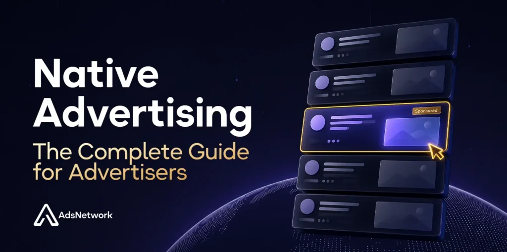 adsnetwork native advertising blog cover